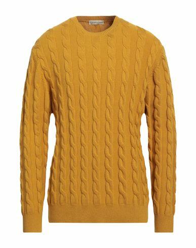 Cashmere Company Man Sweater Ocher Wool, Cashmere Cover