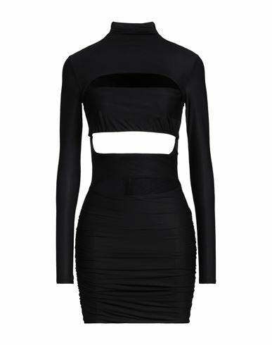 Misbhv Woman Mini dress Black Polyamide, Elastane Cover