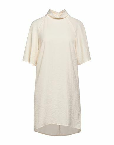 Patrizia Pepe Woman Mini dress Cream Polyester Cover