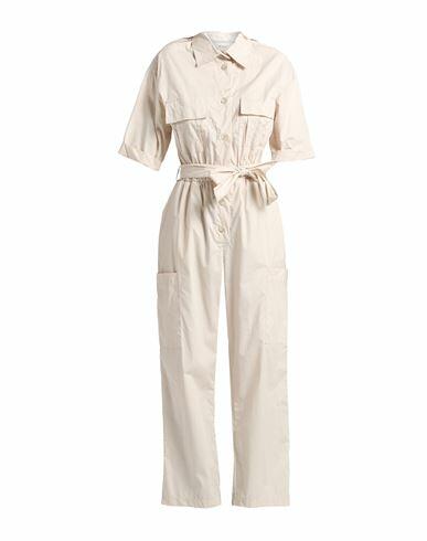 Vicolo Woman Jumpsuit Beige Cotton Cover