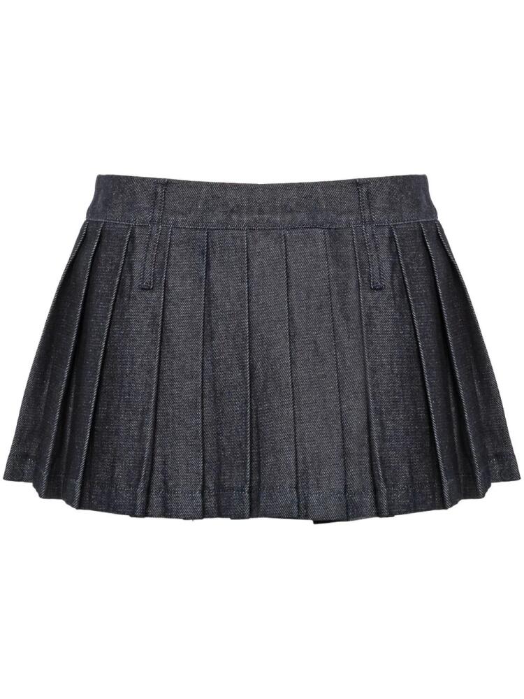 The Frankie Shop Blake pleated miniskirt - Blue Cover