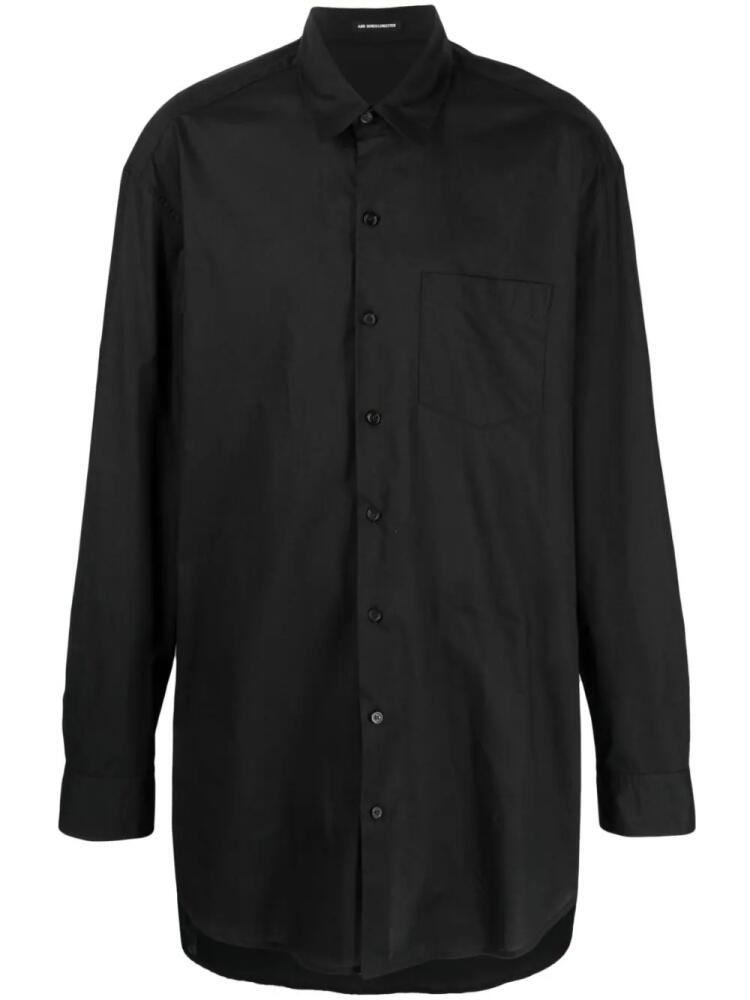 Ann Demeulemeester long-sleeved button-up shirt - Black Cover