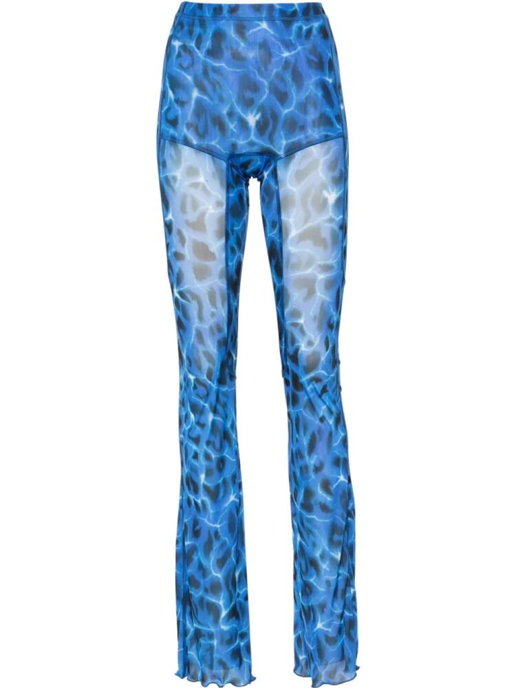 KNWLS Halcyon flared leggings - Blue Cover