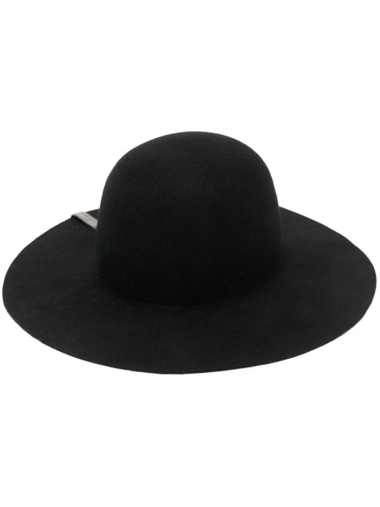 Fabiana Filippi narrow-brim wool hat - Black Cover