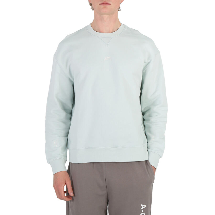 A Cold Wall Mens Iceberg Blue Essential Cotton Jersey Sweatshirt Cover