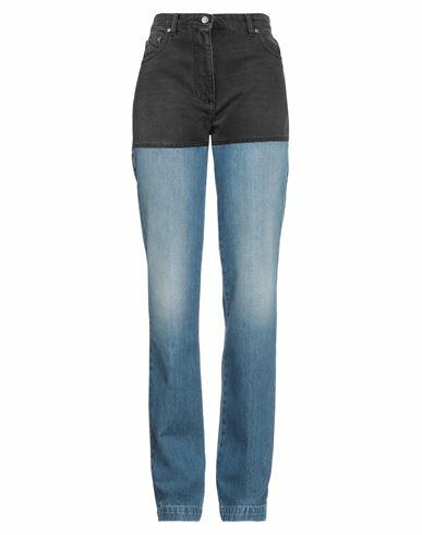 Peter Do Woman Jeans Blue Cotton Cover