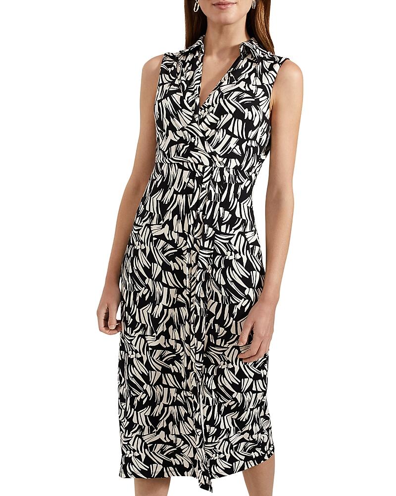 Hobbs London Clarissa Printed Sleeveless Dress Cover