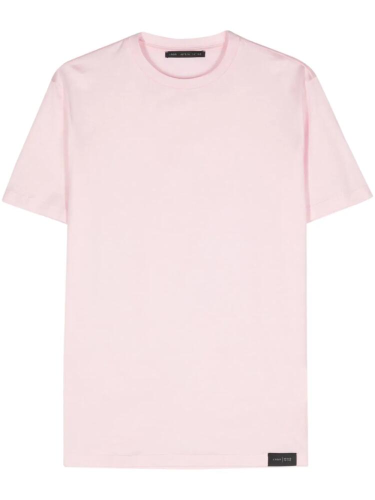 Low Brand logo-patch cotton T-shirt - Pink Cover