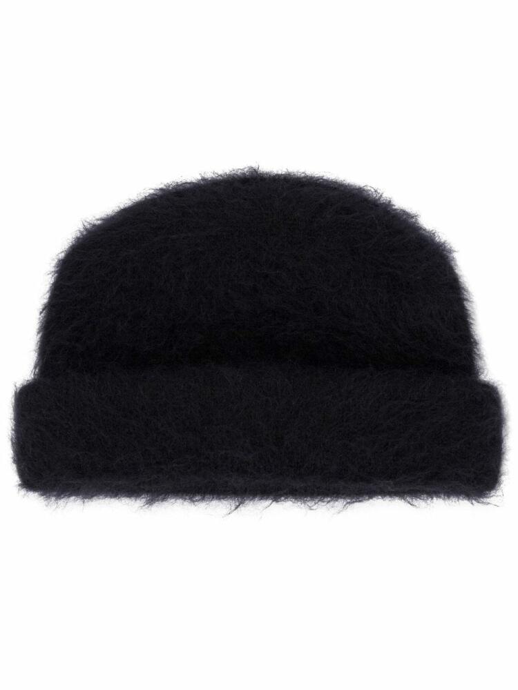 Alberta Ferretti brushed-finish hat - Black Cover