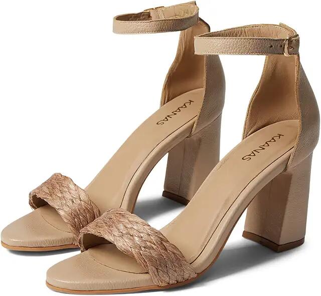 KAANAS Dumai Raffia Strap Heel (Cinnamon) Women's Sandals Cover