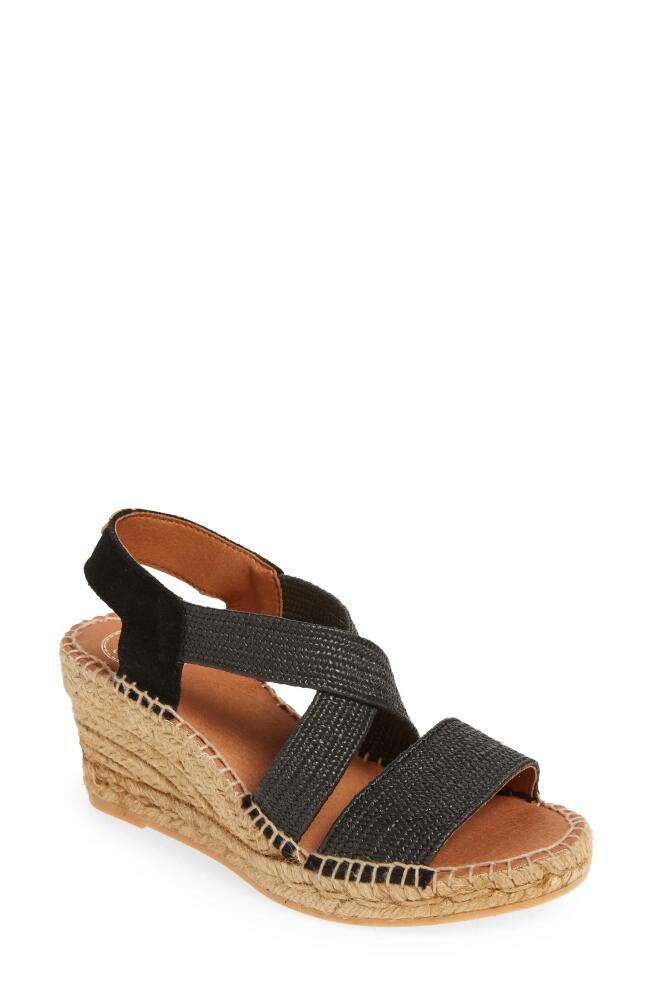 Toni Pons Susa Espadrille Wedge Sandal in Negre/Black Cover