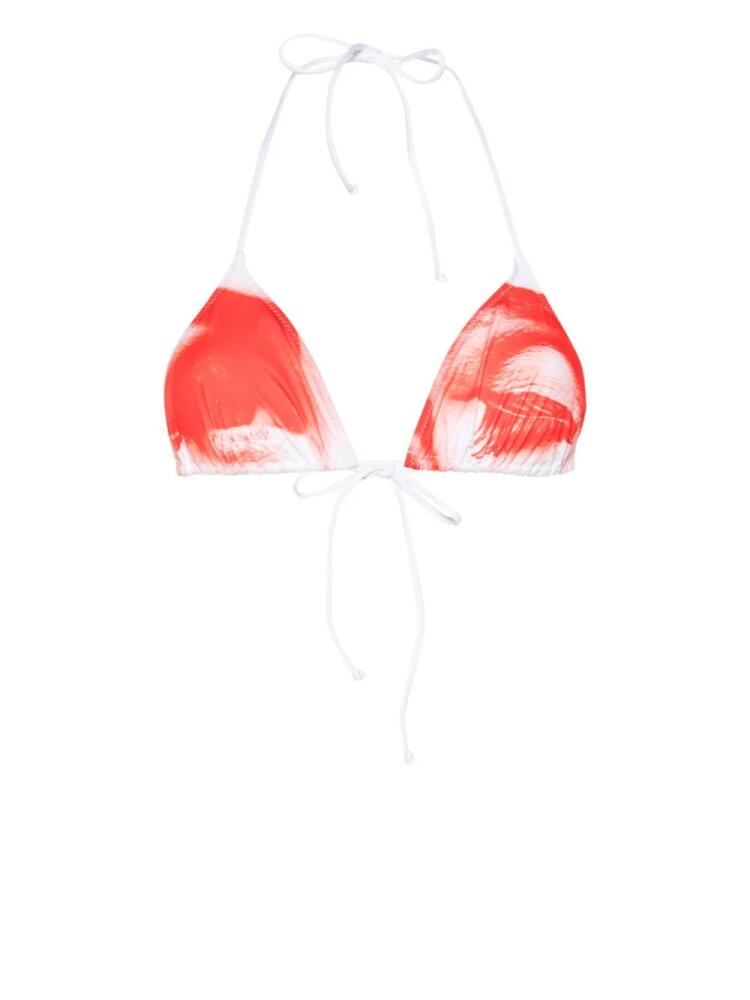 Jean Paul Gaultier tie-dye bikini top - Red Cover