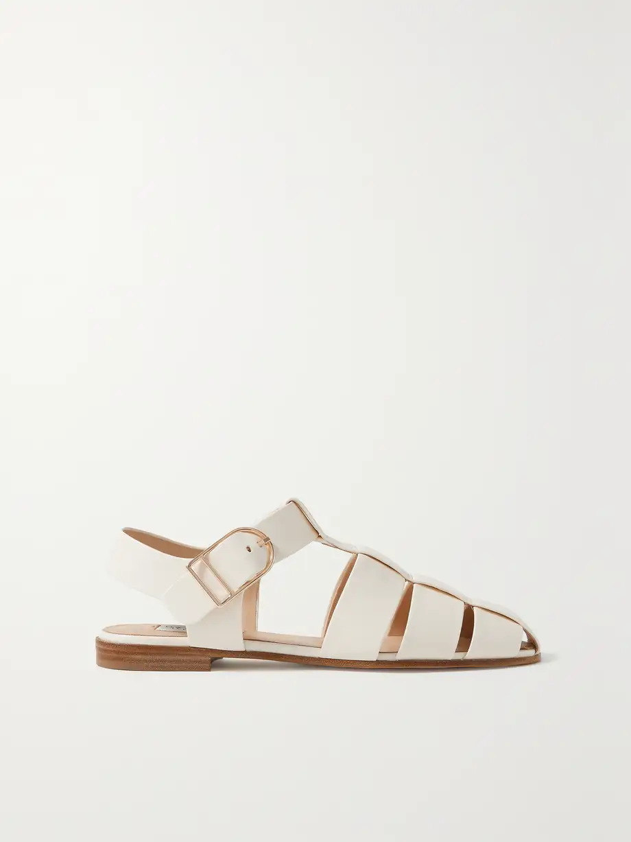 Gabriela Hearst - Lynn Leather Sandals - Off-white Cover