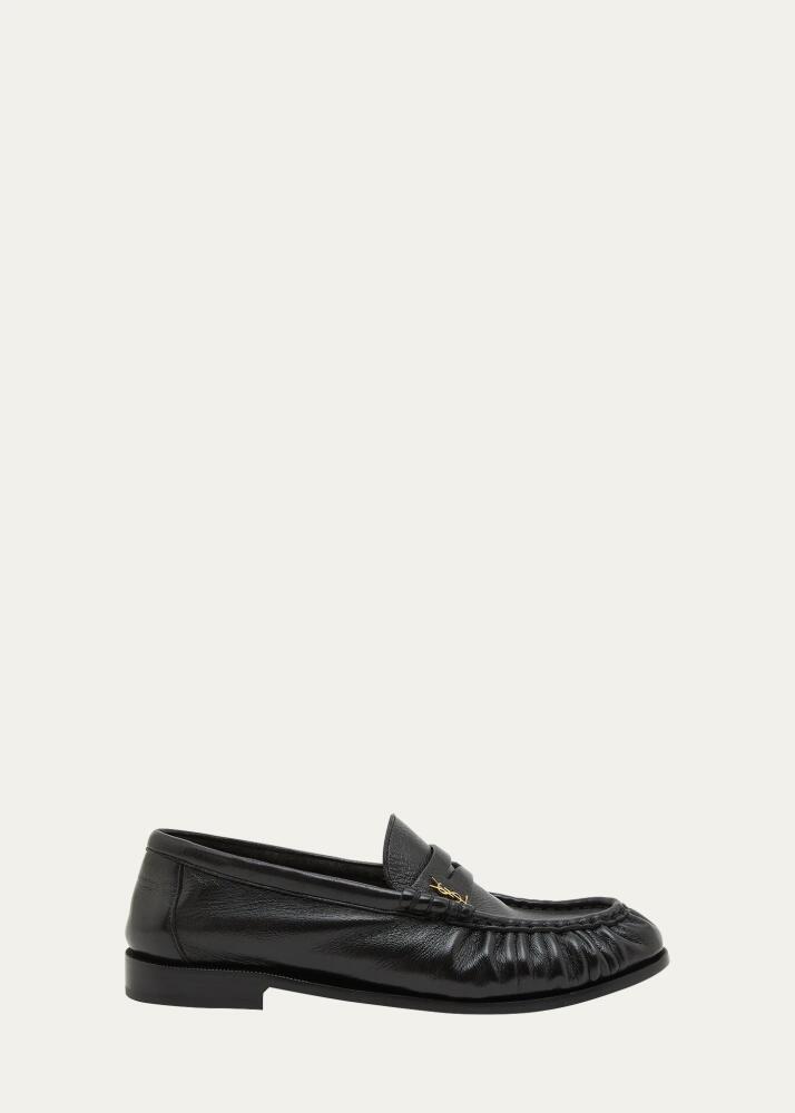 Saint Laurent Le Leather YSL Penny Loafers Cover