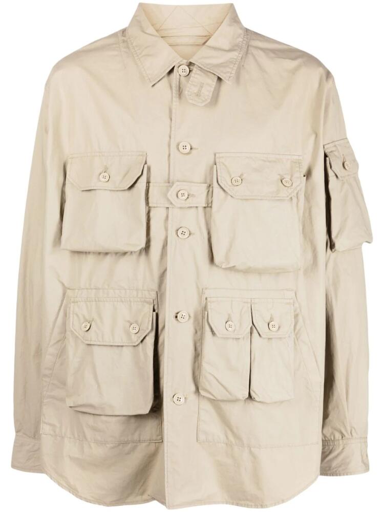 Engineered Garments cargo-pocket shirt jacket - Neutrals Cover