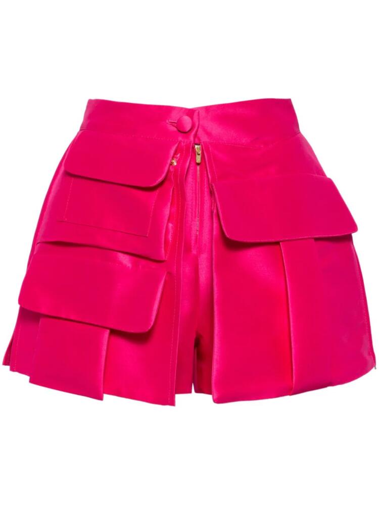 Isabel Sanchis multi-pockets mini shorts - Pink Cover