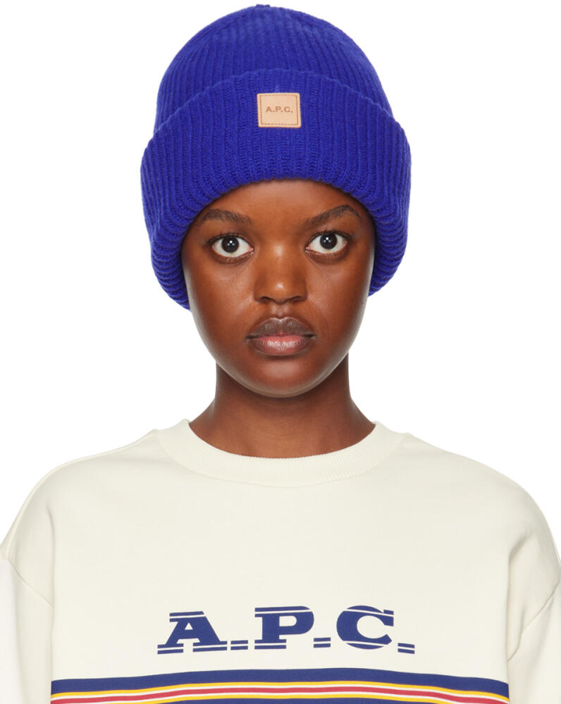 A.P.C. Blue Michele Beanie Cover