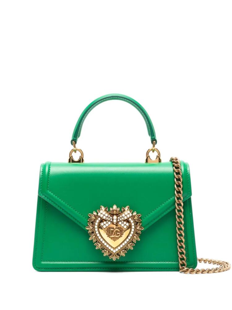 Dolce & Gabbana small Devotion tote bag - Green Cover