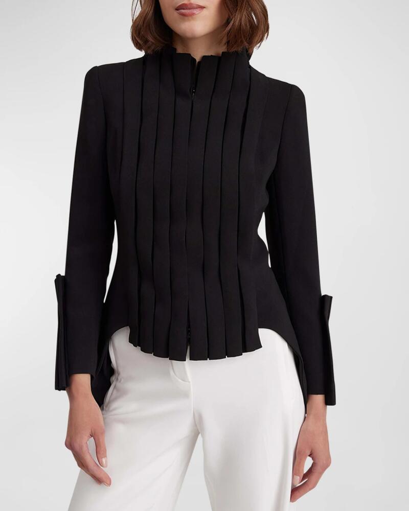 Anne Fontaine Secret Pleated High-Low Jacket Cover