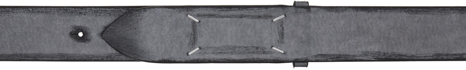 Maison Margiela Black Four Stitches Belt Cover