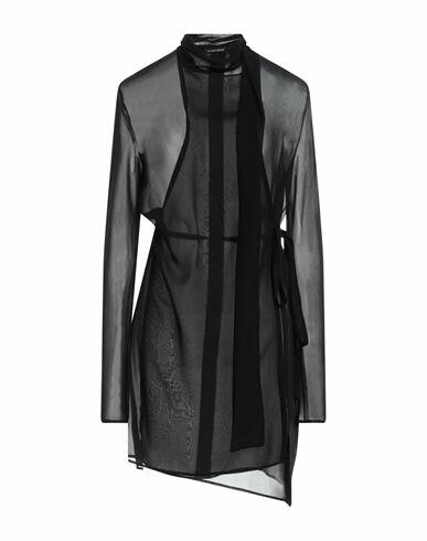 Ann Demeulemeester Woman Mini dress Black Silk Cover