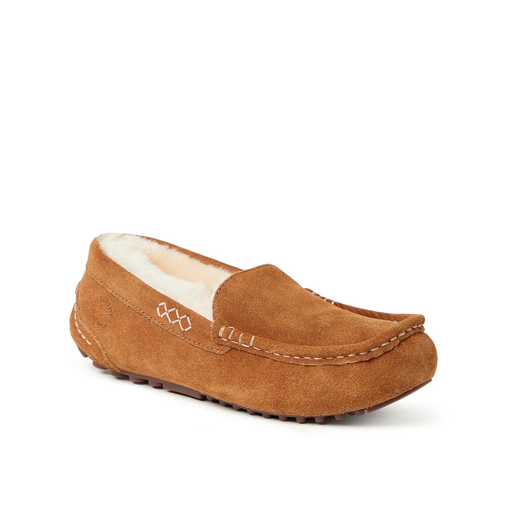 Fireside by Dearfoams Mel Moccasin Slipper | Women's | Chestnut Cover