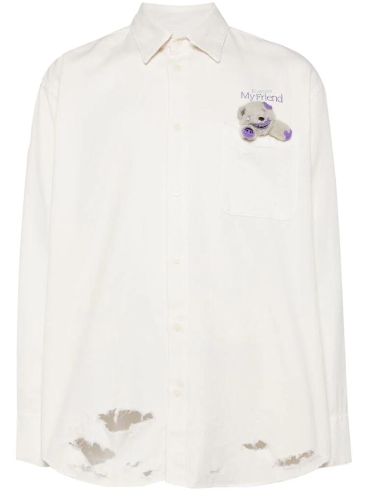 Doublet appliquéd shirt - White Cover