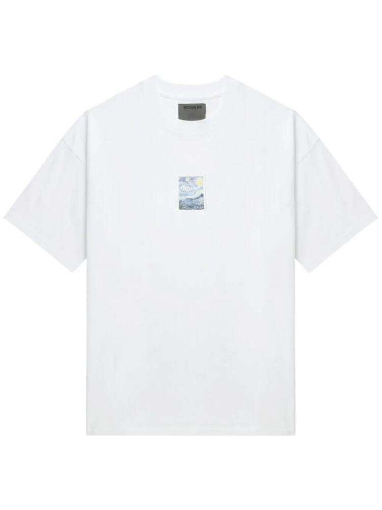 Musium Div. graphic-print cotton T-shirt - White Cover