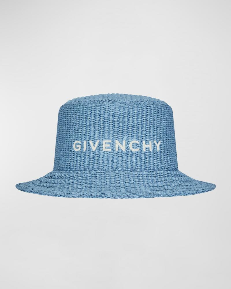 Givenchy Woven Raffia Bucket Hat Cover