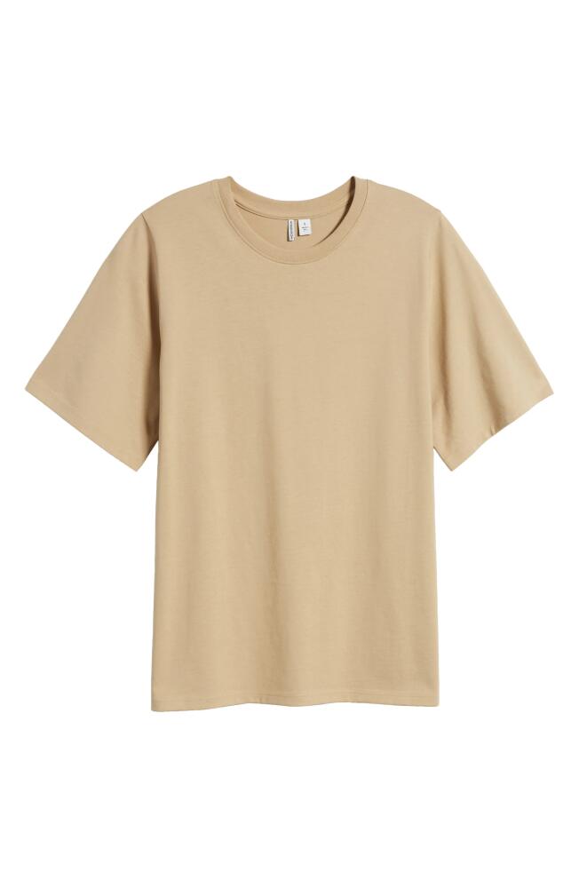 Nordstrom Relaxed Fit Pima Cotton Crewneck T-Shirt in Tan Travertine Cover