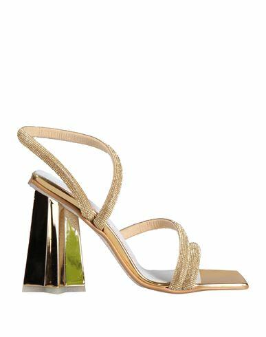 Chiara Ferragni Woman Sandals Gold Synthetic fibers Cover