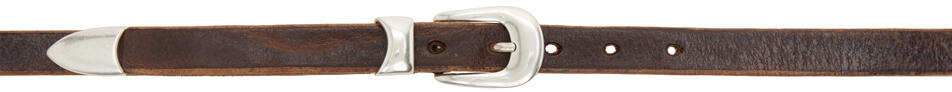 OUR LEGACY Brown 2 CM Belt Cover