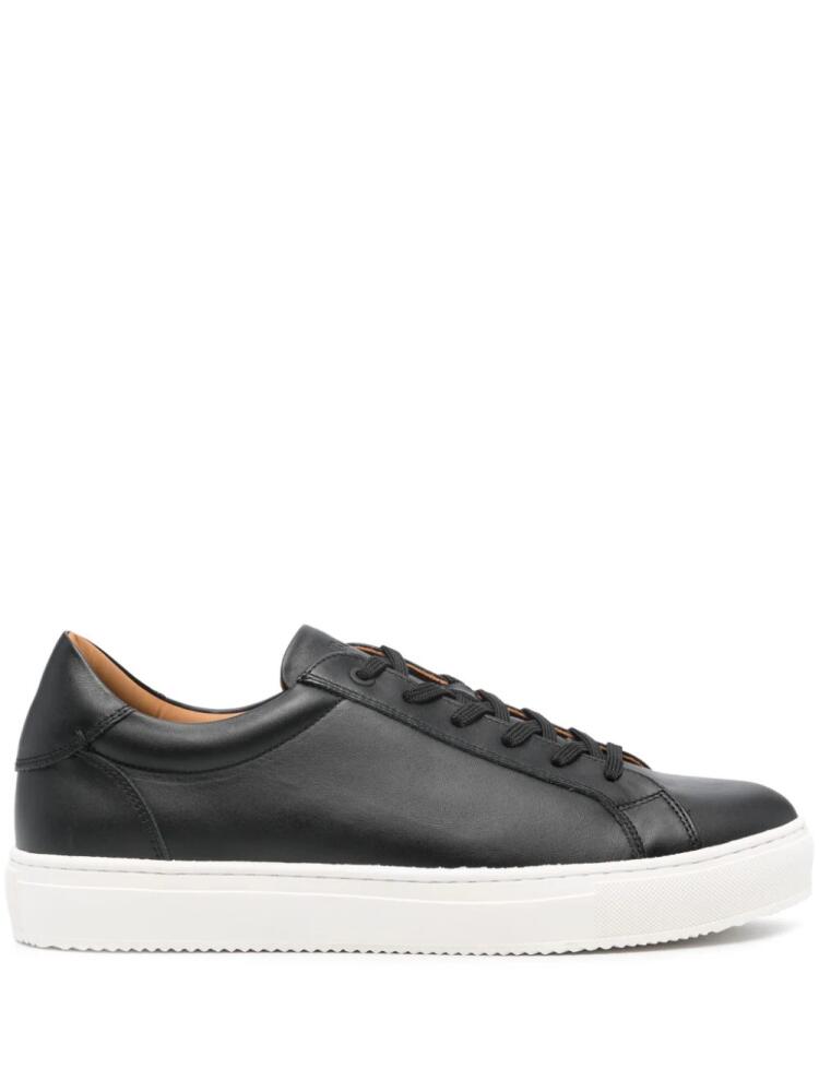 Boggi Milano panelled leather sneakers - Black Cover