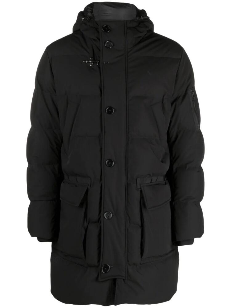 Fay hooded padded coat - Black Cover