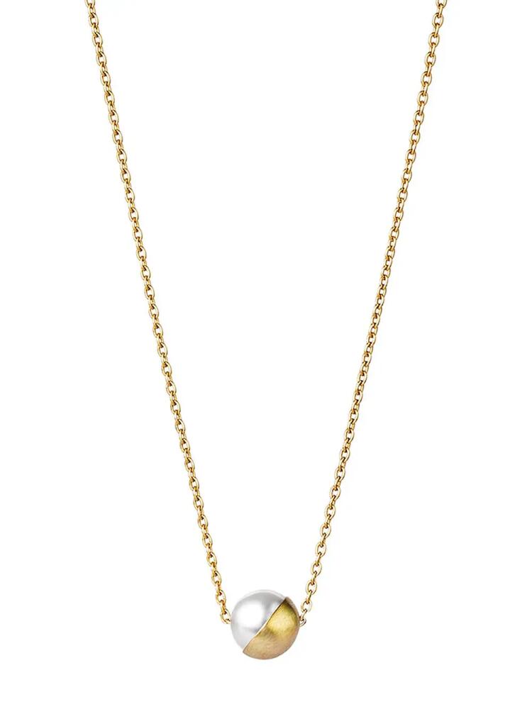 Shihara Half Pearl Necklace 45° - Metallic Cover