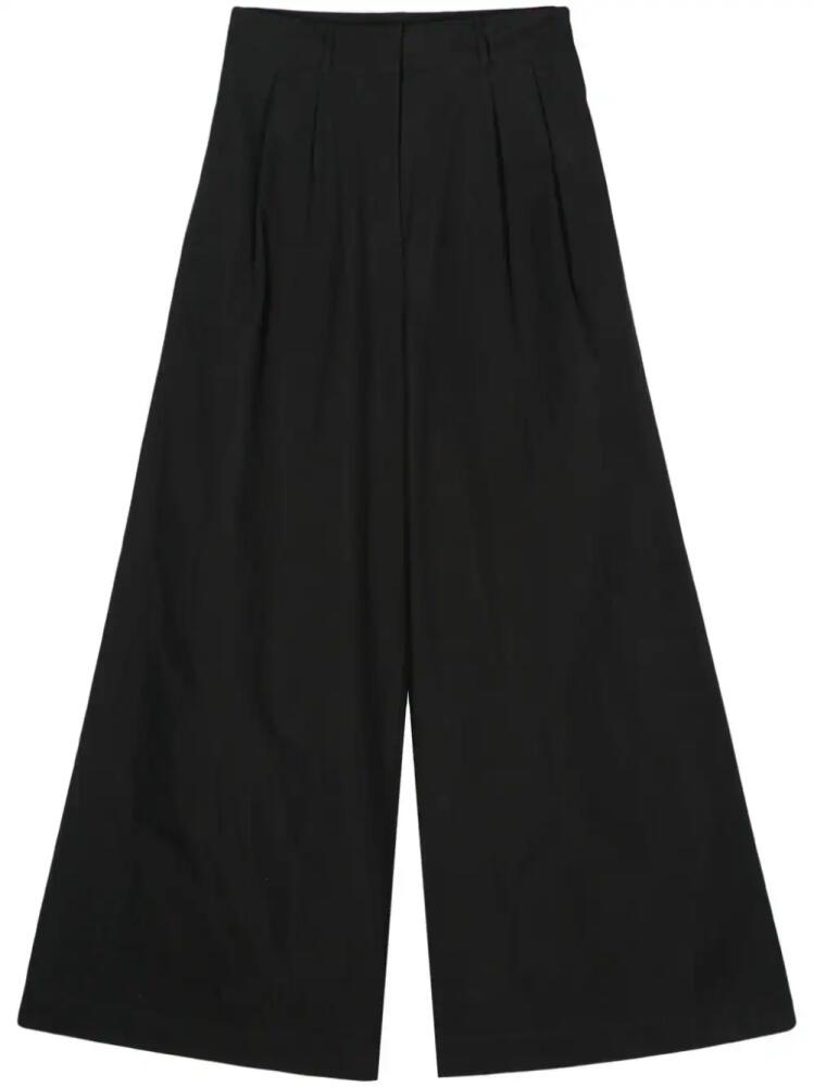 Bimba y Lola pleated wide-leg trousers - Black Cover