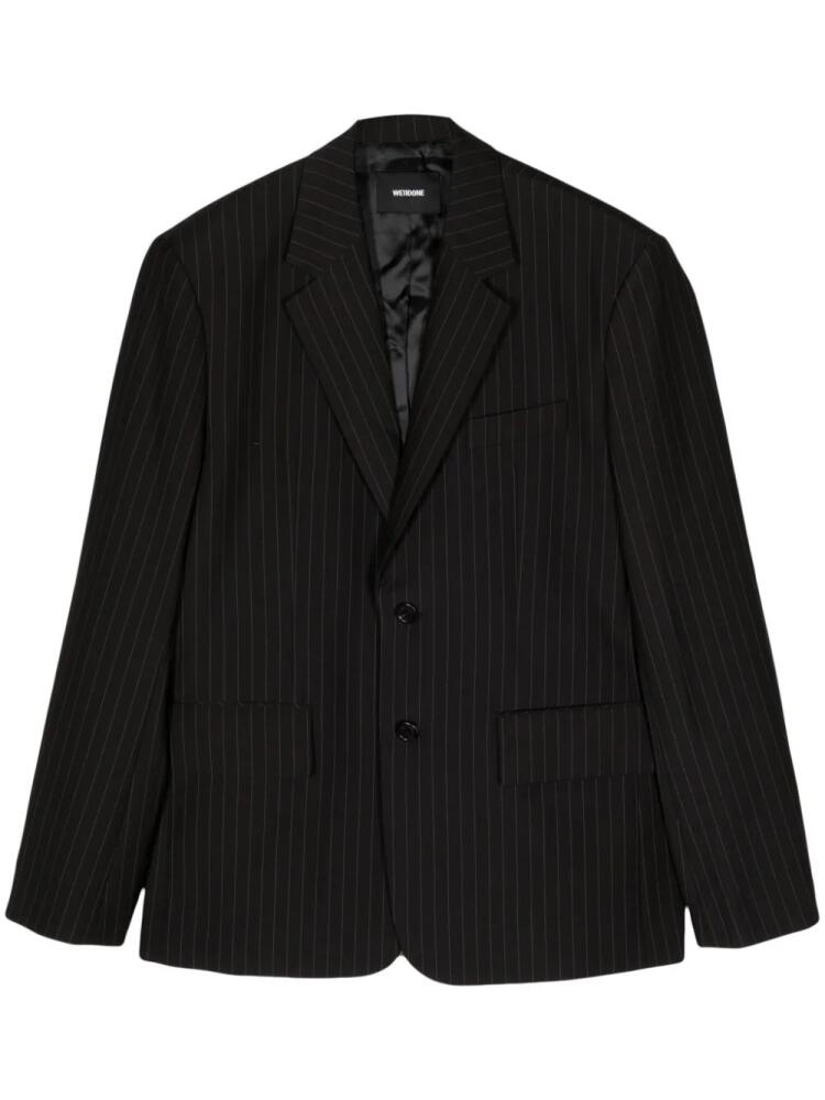 We11done notched-lapels single-breasted blazer - Black Cover