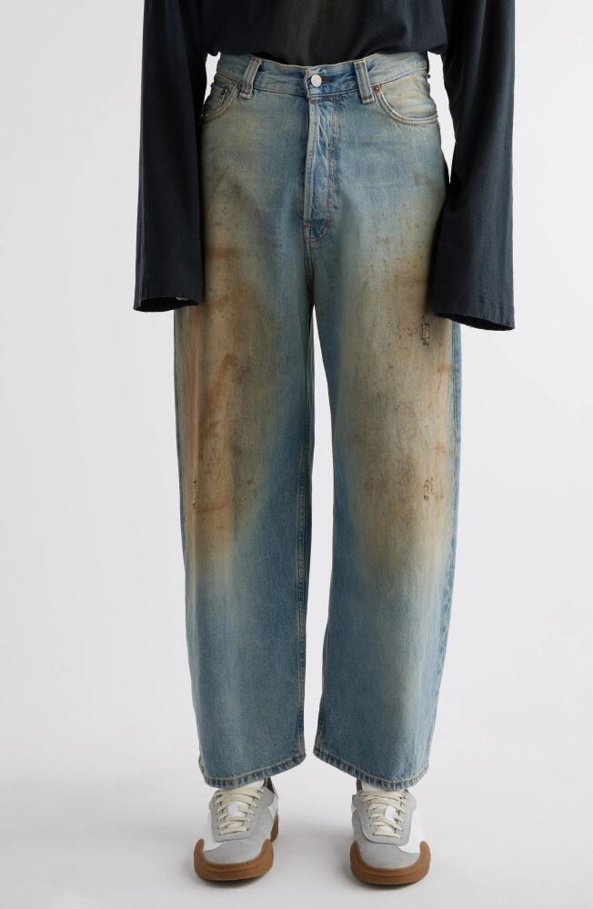 Acne Studios 2023 Penicillin Super Baggy Fit Jeans in Mid Blue Cover