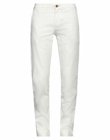 Hand Picked Man Pants White Cotton, Modal, Elastane Cover