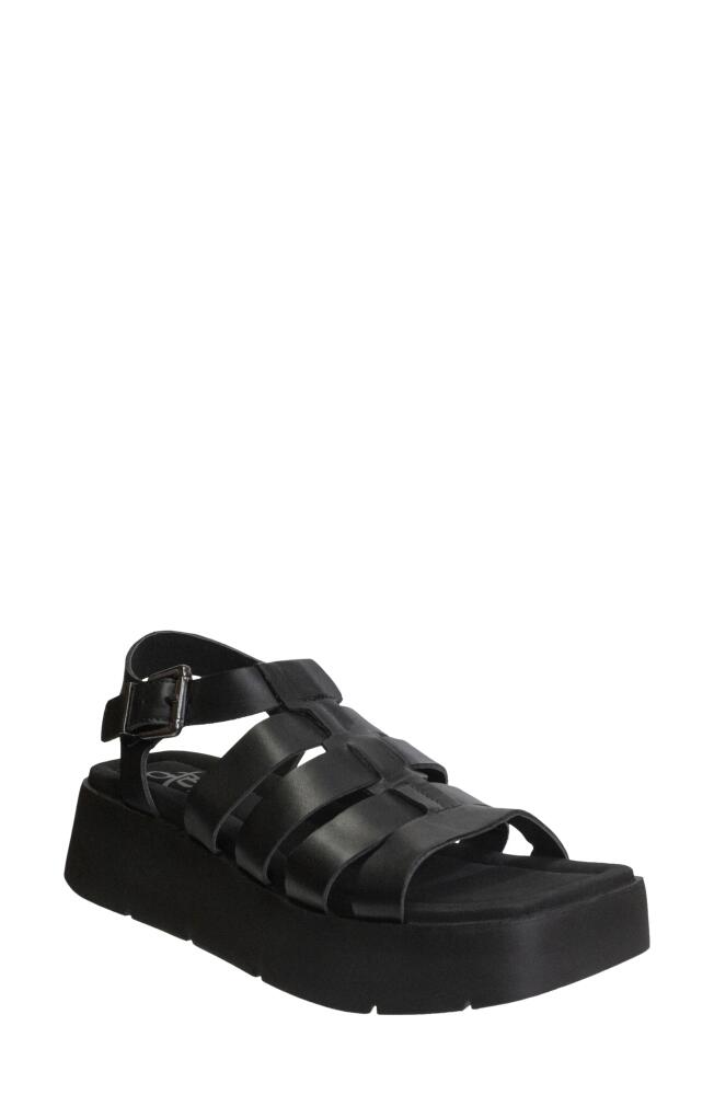 OTBT Archaic Platform Fisherman Sandal in Black Cover