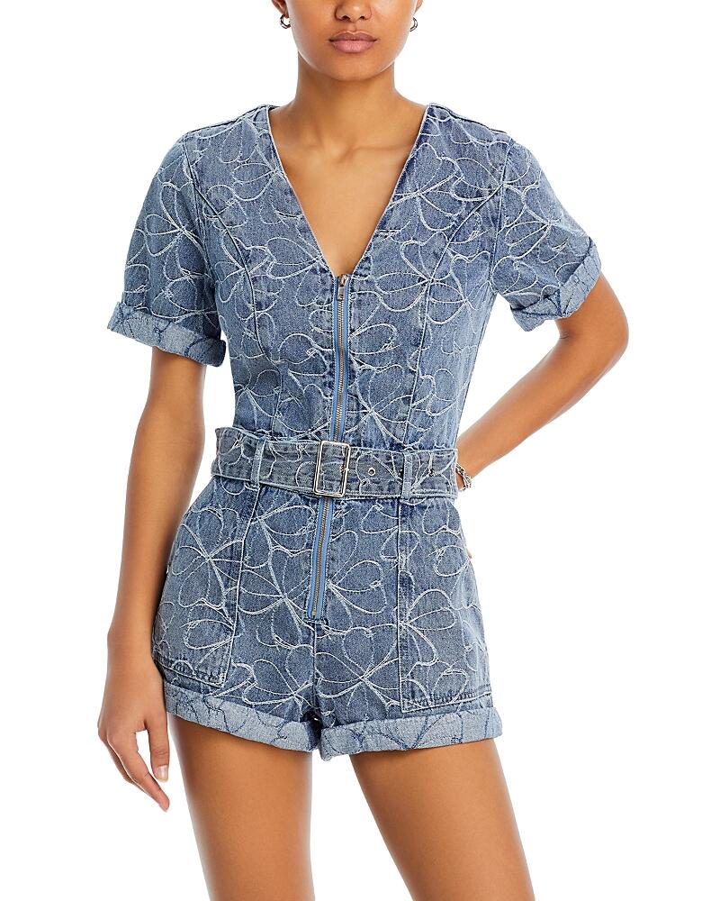 Ramy Brook Galilea Denim Romper Cover