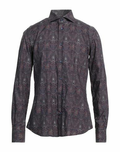 Avignon Man Shirt Deep purple Size 16 ½ Cotton Cover