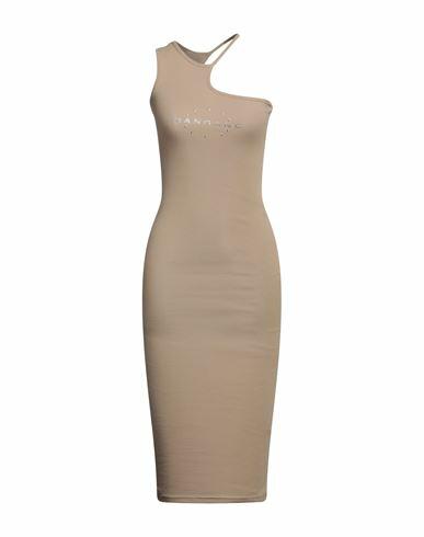 Mangano Woman Midi dress Khaki Cotton Cover