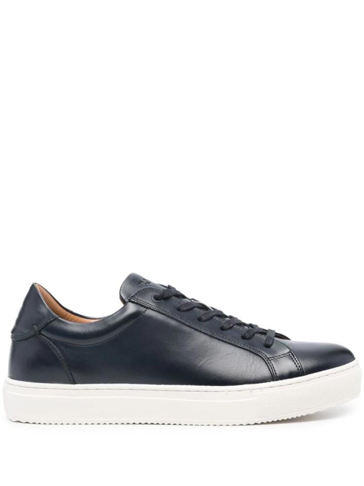 Boggi Milano panelled leather sneakers - Blue Cover