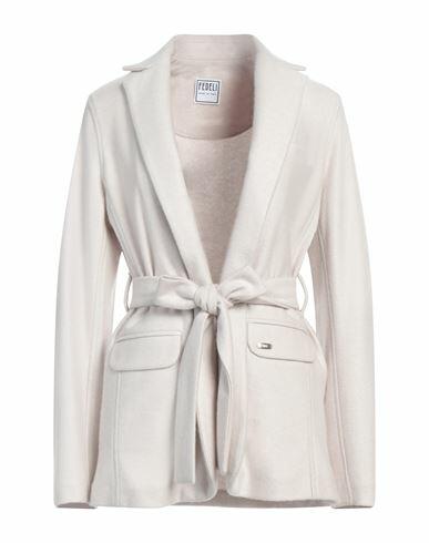 Fedeli Woman Blazer Light grey Cashmere Cover