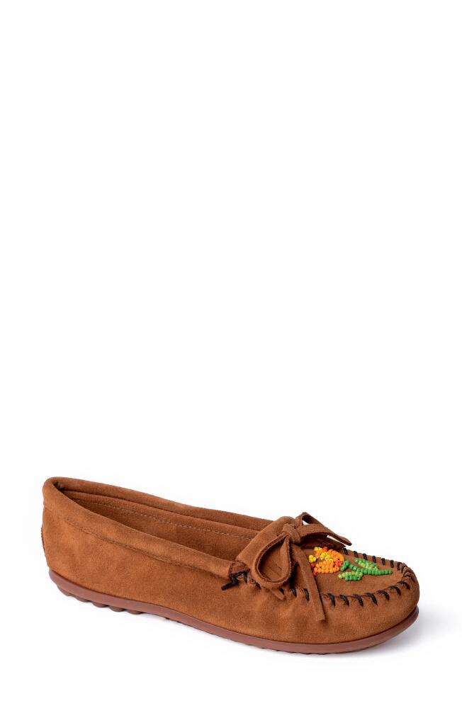 Minnetonka x Lucie Skjefte Ziigwan Waabigwan Slipper in Brown Cover