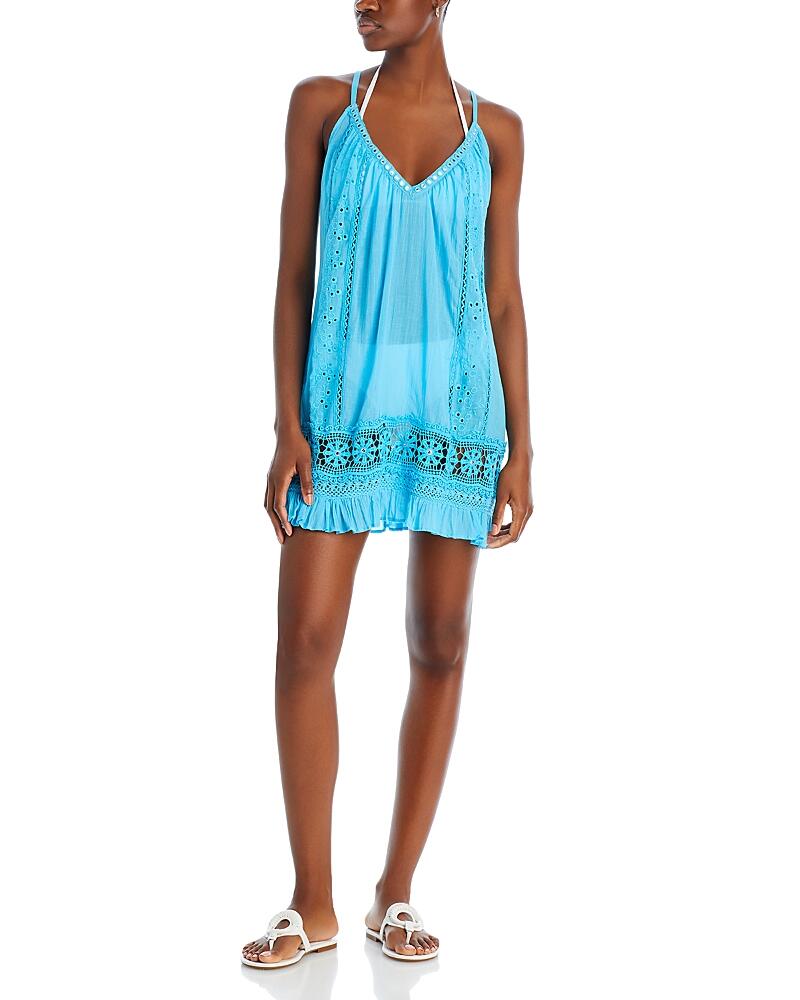 Ramy Brook Laylah Eyelet Swim Cover Up Dress Cover