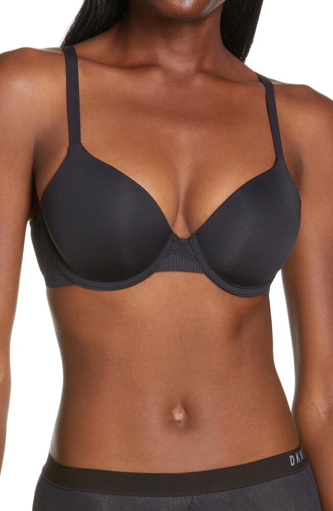 DKNY Lace Comfort Underwire Demi Bra in Black Cover