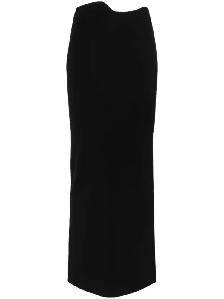 Christopher Esber asymmetric-waist midi skirt - Black Cover