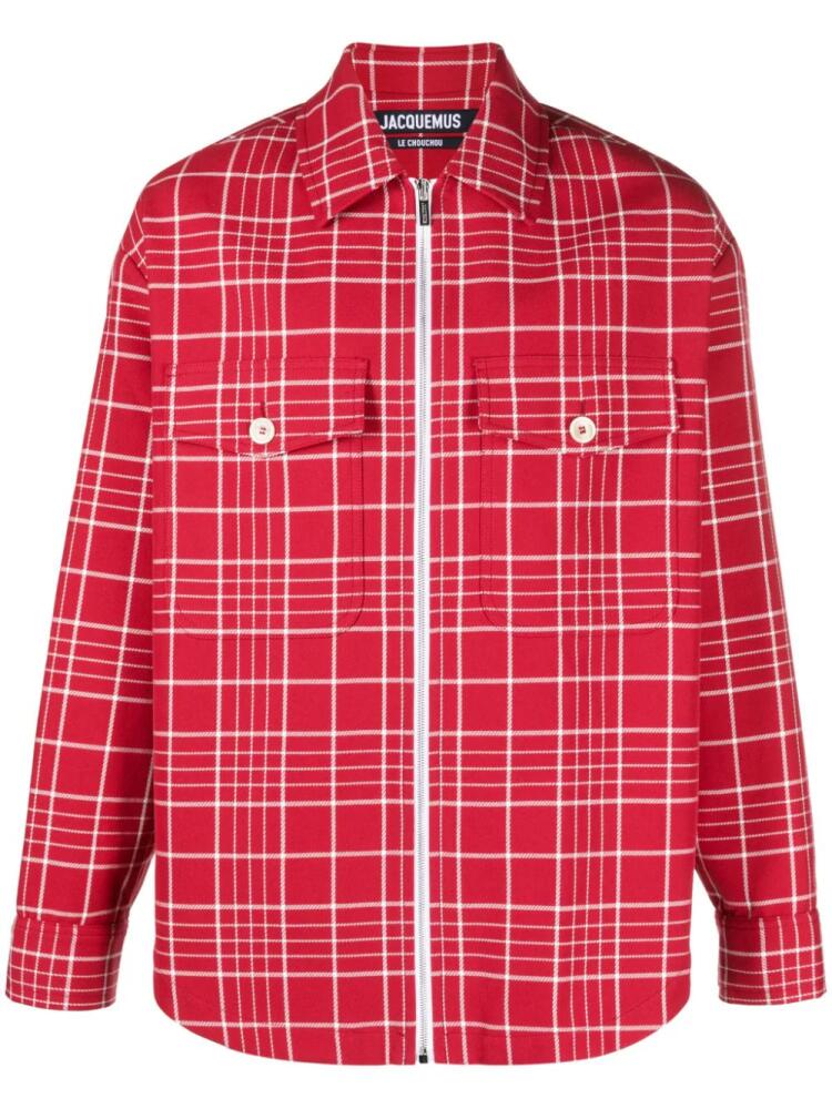 Jacquemus Le Blouson Montagne shirt jacket - Red Cover